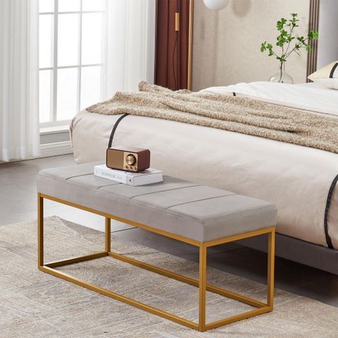 Beyond the Entryway Understanding the Versatility of a Channeled Velvet Bench